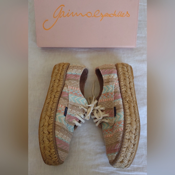 Gaimo Maslin Anthropologie Multi Color Espadrilles - Picture 3 of 9
